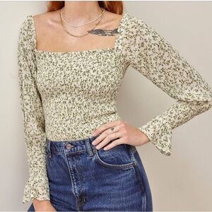 Reformation Heaven Off-the-Shoulder Top